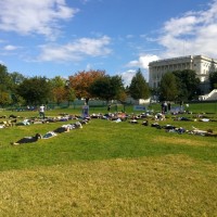 Notes From The ‘Die-In,’ A Demonstration For Metastatic Breast Cancer